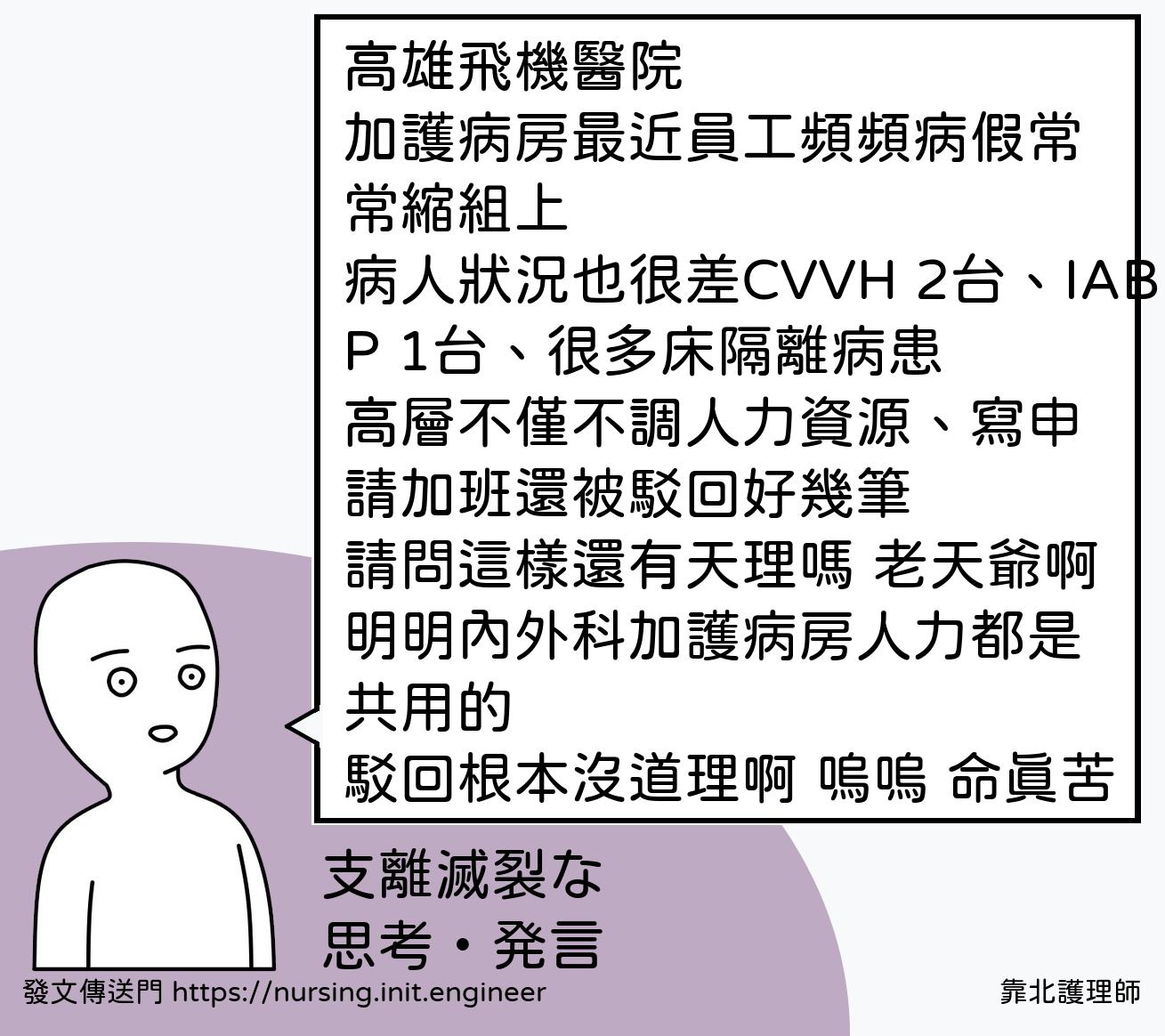 #靠北護理師wca